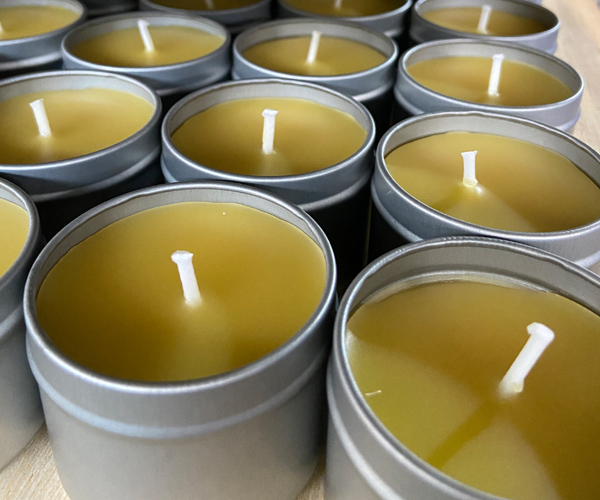 Unbranded Tin-Canned Beeswax Candle
