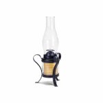 Candle by the Hour-40 Hour Hurricane Lantern Candle, Black, Eco-Friendly Natural Beeswax