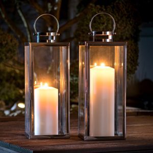 White Plastic Classic Pillar Shape Tealight Candle Holder