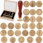 Seal Wax Set Complete with Stamp Spoon Wicks for Wedding Invitations Letters