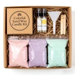 Pearled Candle DIY Making Kit Unique Wax Beads Craft Set for Home Gift Party - Image 3