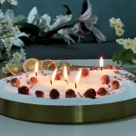 Pearled DIY Candle Making Kit with Metal Disc DIY Candle Sets Craft Gift - Image 5