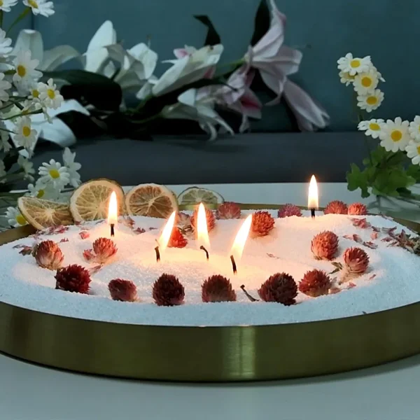 Pearled DIY Candle Making Kit with Metal Disc DIY Candle Sets Craft Gift - Image 5