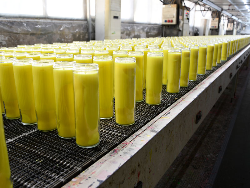 Seven-day candle jar packaging line