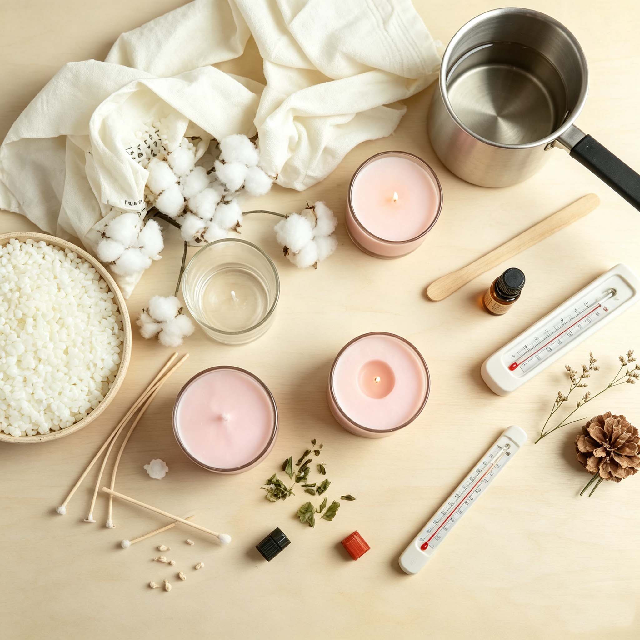 DIY Candle Kit Usage Instructions
