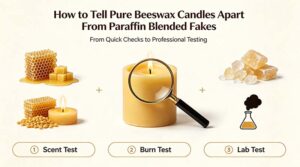 How to Tell Pure Beeswax Candles Apart From Paraffin Blended Fakes