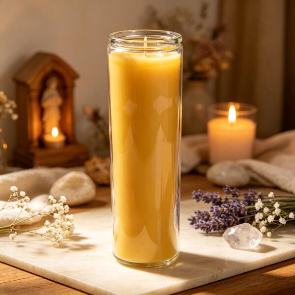 100% Pure Beeswax Prayer Candle - Image 2