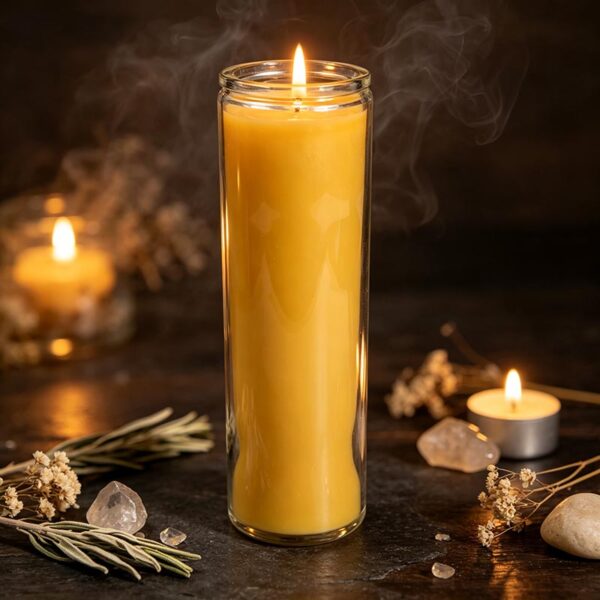 100% Pure Beeswax Prayer Candle - Image 3