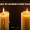 Hanukkah Candles Dripping