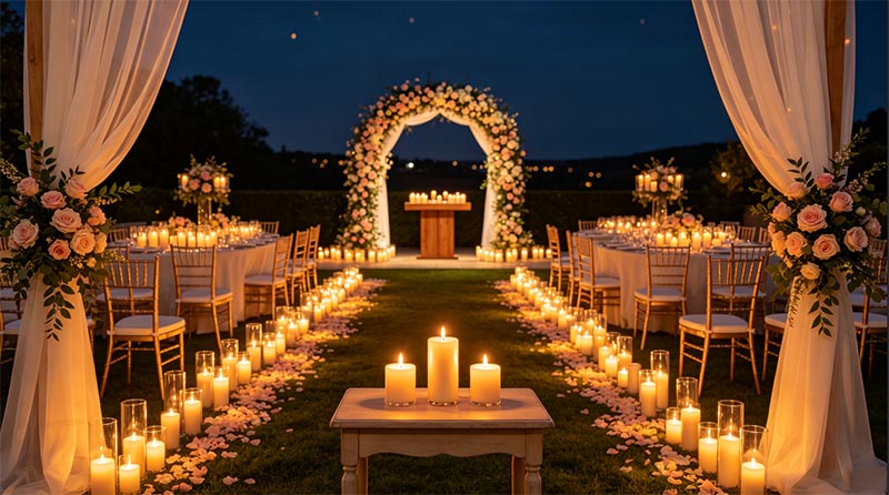 Wedding candles
