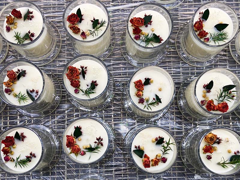 Yoga candles