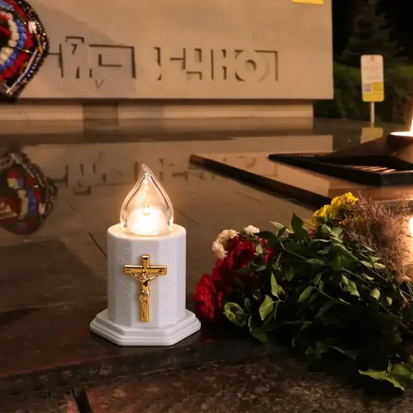 battery operated candles for graves