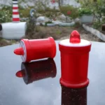 Wholesale of red artificial LED candles for use at gravesides during memorial services