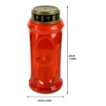 Embossed Oval Panel Plastic Znicz Grave Candle Lantern