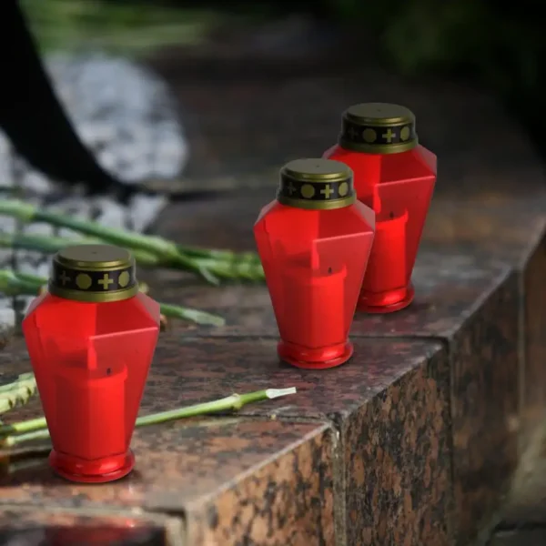 flashing warm candlelight for graveside remembrance tribute bulk wholesale for European cemetery