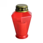 Wholesale faceted plastic znicz grave candle lantern