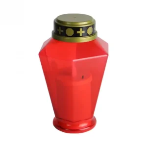 Wholesale faceted plastic znicz grave candle lantern