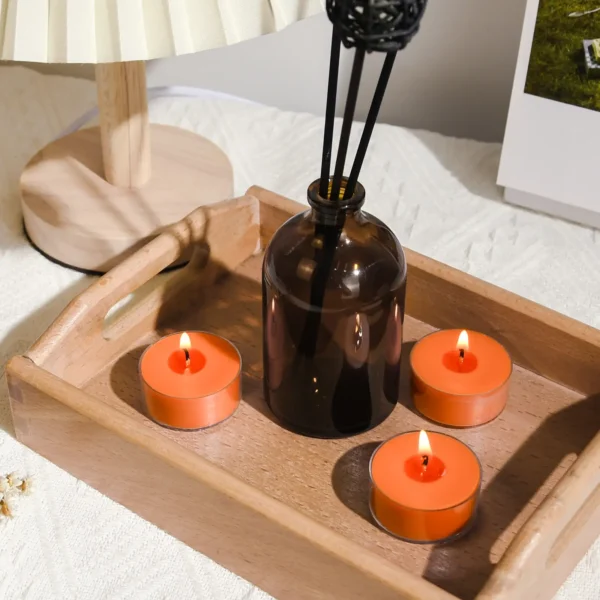 Usage Scenarios for Pumpkin-Scented Tea Light Candles