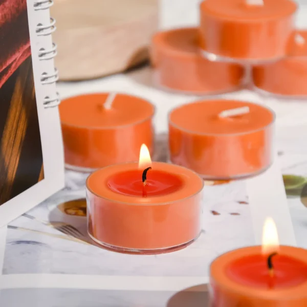 Usage Scenarios for Pumpkin-Scented Tea Light Candles