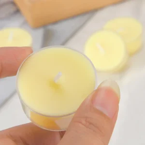 Vanilla-scented tea light candles