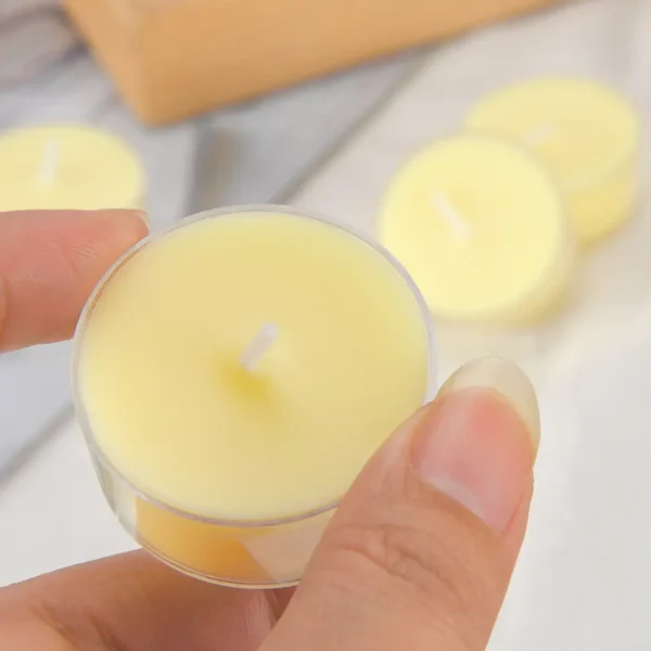 Vanilla-scented tea light candles