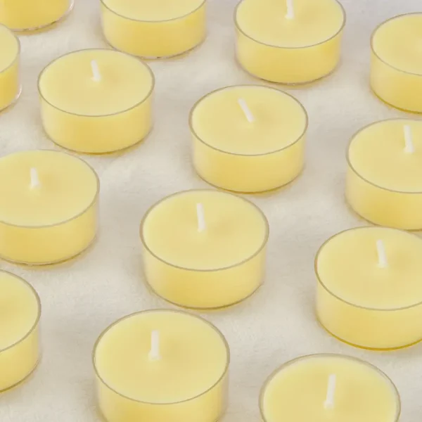 Vanilla-scented tea light candles