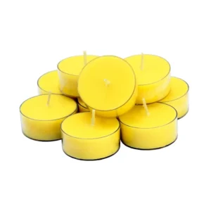 Lemon-scented mini tea lights