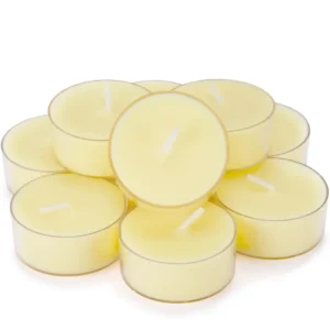Vanilla-scented tea light candles