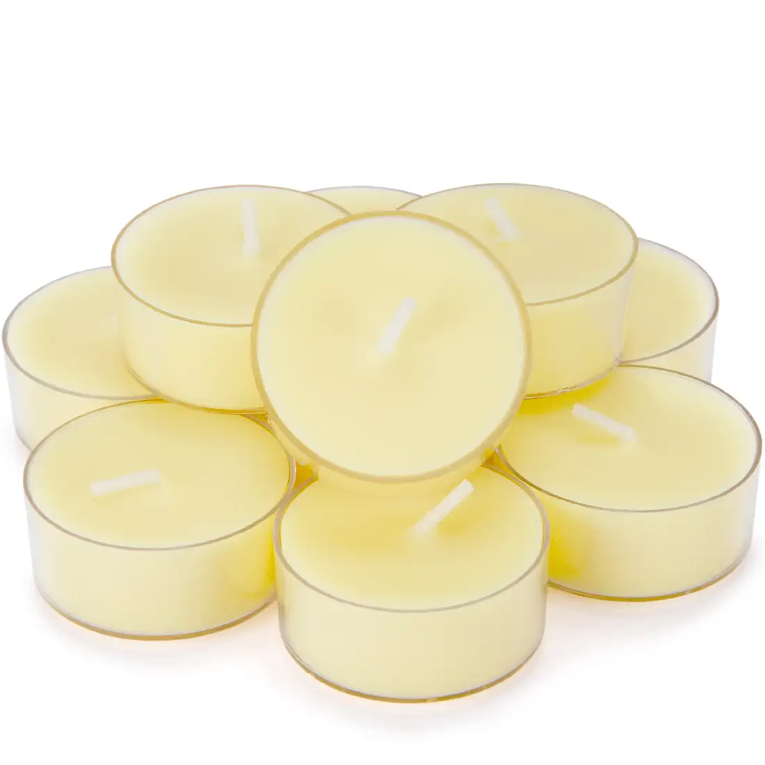 Vanilla-scented tea light candles Vanilla-scented tea light candles