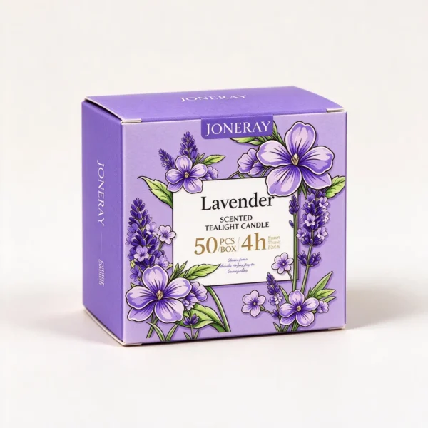 Lavender-Scented Tea Light Packaging