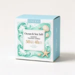 Packaging box for sea-breeze scented tea light candles