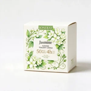Jasmine-Scented Tea Light Packaging Box